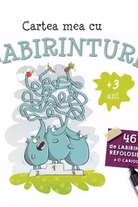 Cartea mea cu labirinturi. 46 de labirinturi refolosibile + o carioca