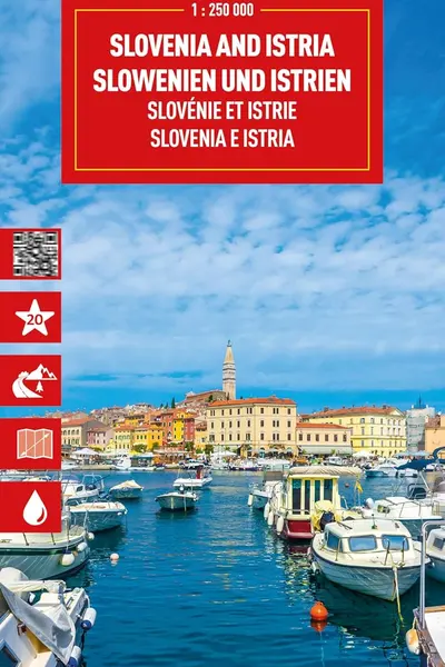 Slovenia and Istria Travel Map