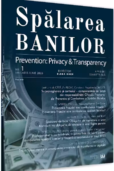 Spălarea banilor Nr.1 Ianuarie-Iunie 2023