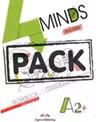 Curs limba engleza 4 Minds A2+. Caiet si gramatica cu digibook app