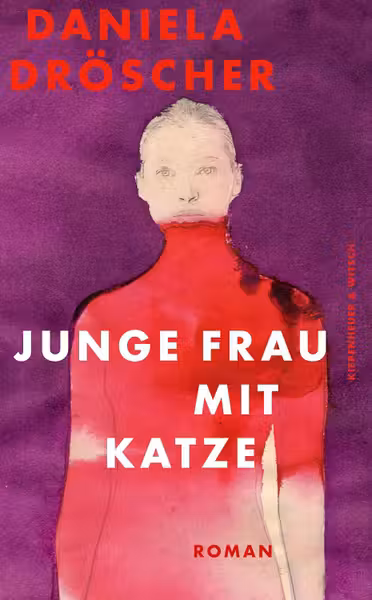 Junge Frau mit Katze
