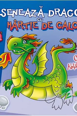 Desenează dragoni cu hârtie de calc