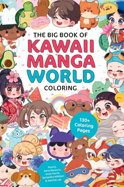 The Big Book of Kawaii Manga World Coloring