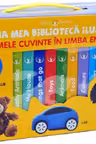 BEBE INVATA. PRIMA MEA BIBLIOTECA ILUSTRATA. PRIMELE CUVINTE IN LIMBA ENGLEZA (cutie 8 carticele)