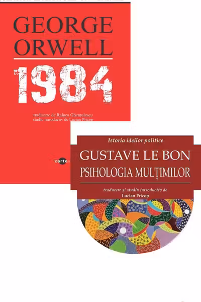 Pachet 2 cărți: 1984 + Psihologia mulțimilor
