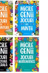 Pachet Micile genii: 1. Jocuri cu labirinturi; 2. Jocuri ale mintii; 3. Jocuri de cultura generala; 4. Jocuri matematice