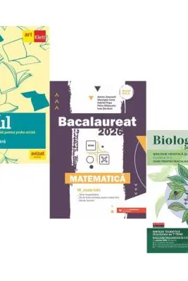 Pachet Bacalaureat 2026. Eseul. Pregatire individuala pentru proba scrisa, Matematica M_Mate-Info si Biologia pe intelesul tuturor clasele 9-10 - Liliana Paicu, Gheorghe Iurea, Maria Ioana Cazan