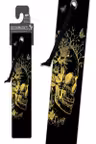 Quirky Bookmarks: Gold Skull