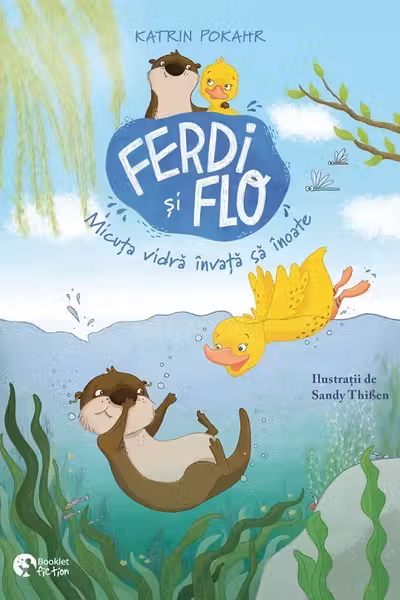 Ferdi si Flo. Micuta vidra invata sa inoate
