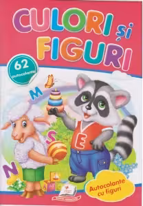 Activitati distractive Culori si figuri. 62 autocolante