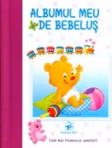 Albumul meu de bebelus Cele mai frumoase amintiri mov albastru