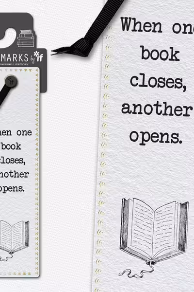 Literary Bookmarks: Another Opens