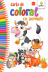 Carte de colorat cu animale