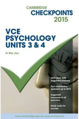 Cambridge Checkpoints VCE Psychology Units 3 and 4 2015