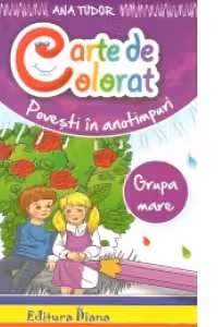 Carte de colorat - povesti in anotimpuri - 5-6 ani