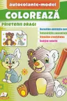 Coloreaza+autocolante Prieteni dragi