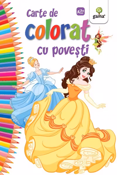 Carte de colorat cu povesti
