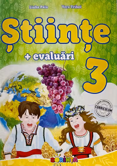 Stiinte + evaluari cl.3 Paiu L.