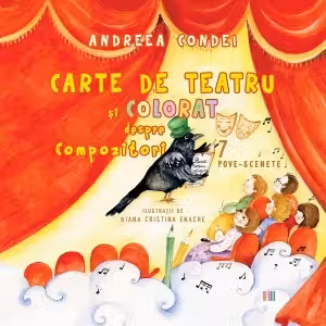 Carte de teatru și colorat despre compozitori