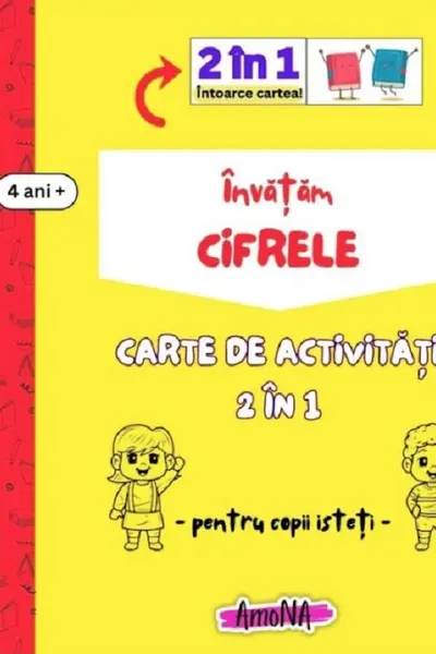 Carte de activități Învățăm Cifrele