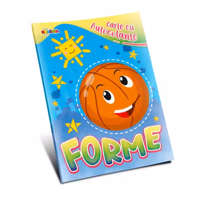 Carte cu autocolante : Forme