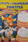 Citeste si coloreaza A4 Muzicantii din Bremen