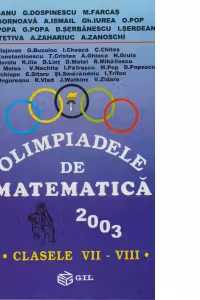 Olimpiade de matematica (clasele VII-VIII) (anul 2003)