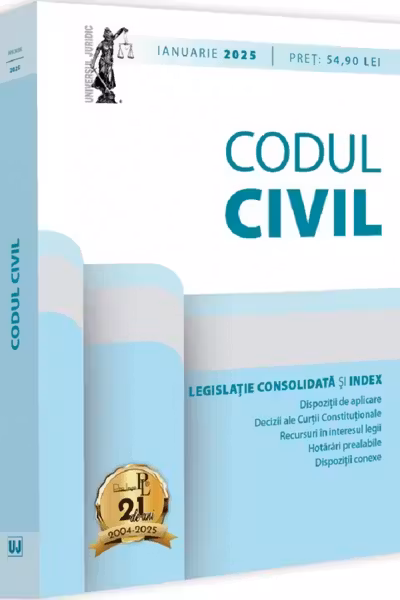 Codul civil Ianuarie 2025