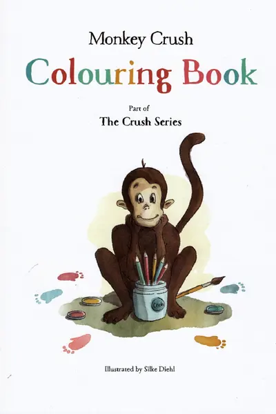 Monkey Crush. Colouring Book