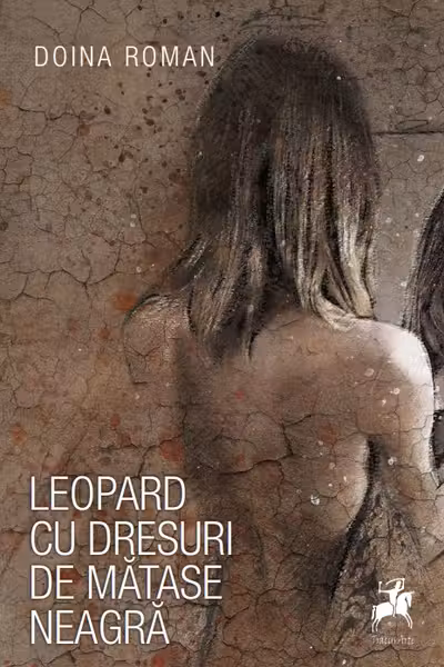 Leopard cu dresuri de matase neagra