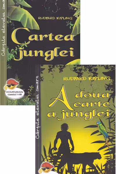 Pachet 2 cărți: Rudyard Kipling. A doua carte a junglei + Cartea junglei