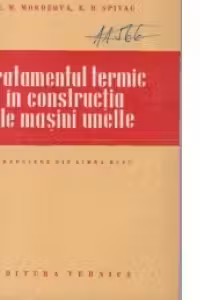 Tratamentul termic in constructia de masini unelte (traducere din limba rusa)