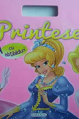 Bloc de colorat cu abtibilduri - Printese