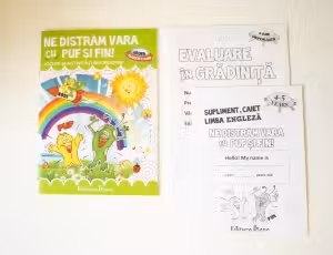 Pachet evaluare finala in gradinita „Ne distram vara cu Puf si Fin”, 5 ani