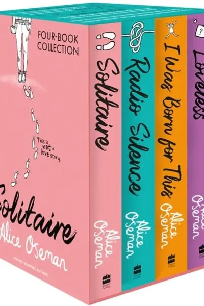 Alice Oseman Four-Book Collection Box Set (Solitaire, Radio Silence, I Was Born For This, Loveless)