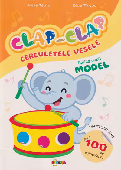 Clap - Clap cerculete vesele. Aplica dupa model