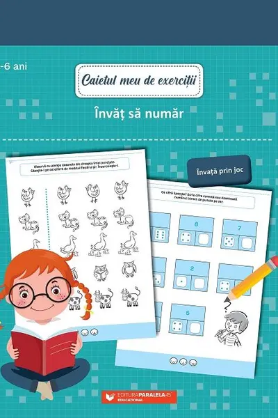 Caietul meu de exercitii. Invat sa numar