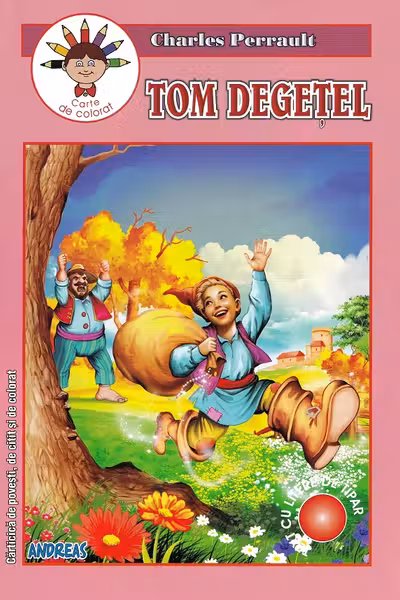 Tom Degetel. Carte de colorat