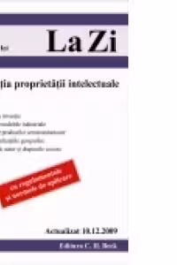 Legislatia proprietatii intelectuale (actualizat 10.12.2009). Cod 375