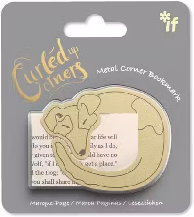 Curled Up Corners: Drowsy Dog