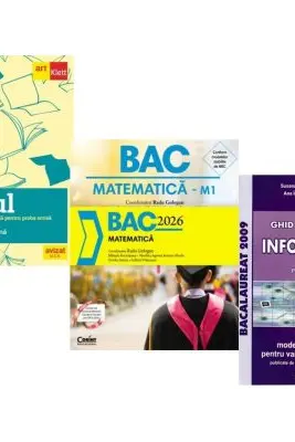 Pachet Bacalaureat 2026. Eseul. Pregatire individuala pentru proba scrisa, Matematica si Informatica. Clasele 11-12 intensiv Pascal C/C++ - Liliana Paicu, Radu Gologan, Susana Galatean