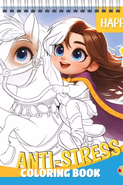 Anti-stress - Coloring book - Happy