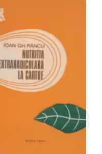 Nutritia extraradiculara la cartof