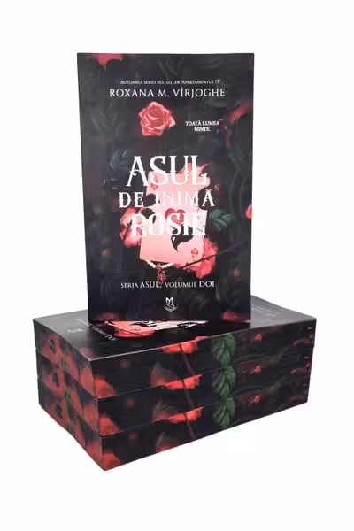 Asul de inimă roșie - PRINTED EDGES