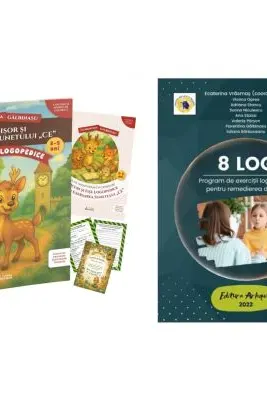 Pachet Cerbisor si exersarea sunetului Ce si 8 LOG - Florentina Galbinasu, Ecaterina Vrasmas