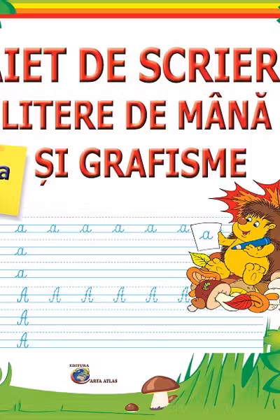 Caiet de scriere litere de mână și grafisme - Clasa 1