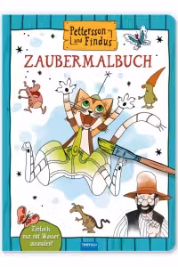 Pettersson und Findus Zaubermalbuch. Carte de colorat cu apa