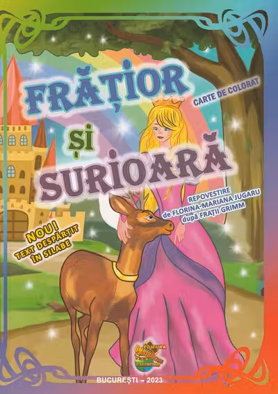 Frăţior şi surioară. Carte de colorat