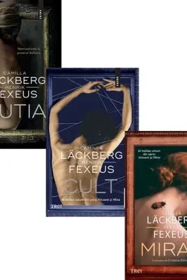 Pachet 3 volume Seria Vincent si Mina: Cutia, Cult si Miraj - Camilla Lackberg, Henrik Fexeus