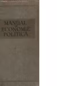 Manual de economie politica